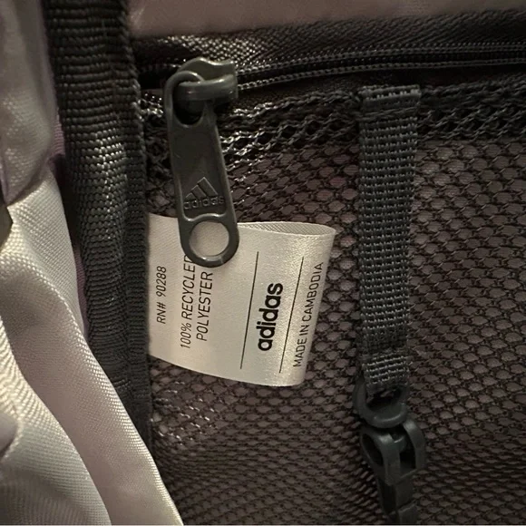NWOT Adidas Linear 3 Mini Backpack Light Purple / Lilac - Picture 8 of 12